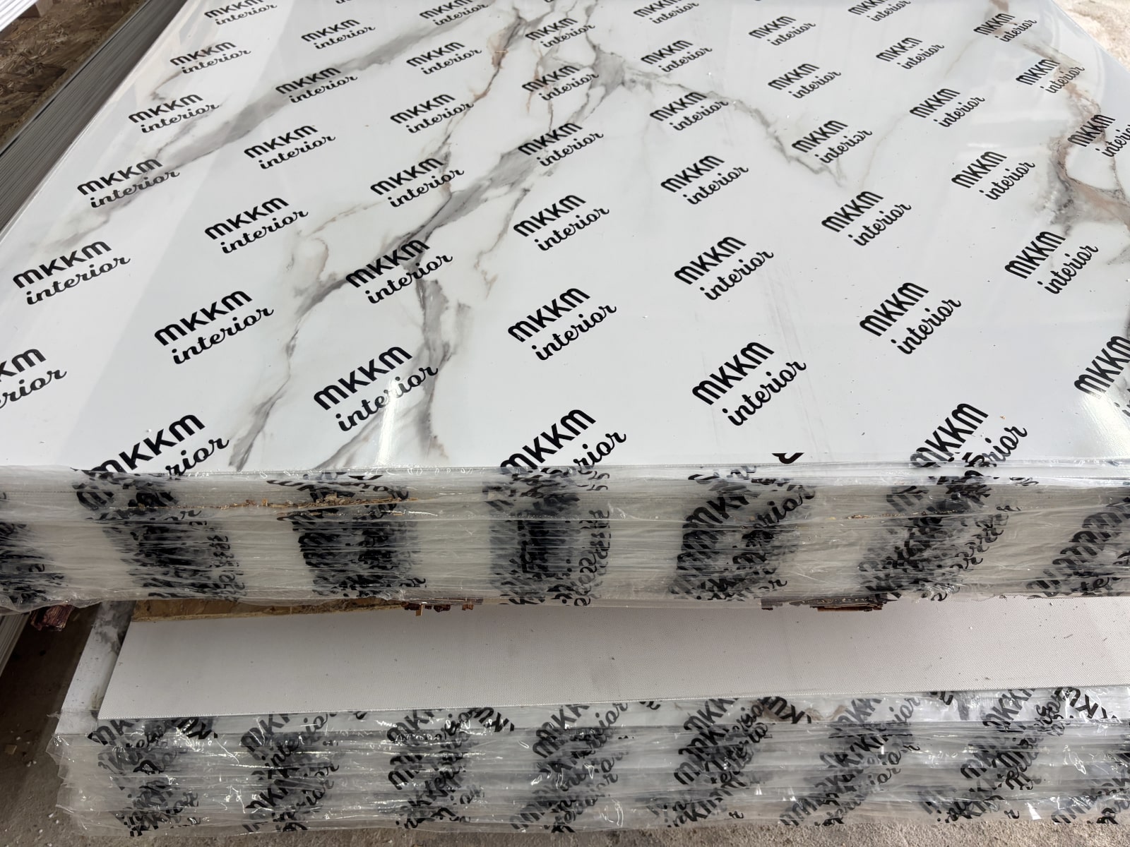 Panel ścienny marmurowy PCV – Calacatta Chiaro – płyta imitująca marmur - obrazek 3